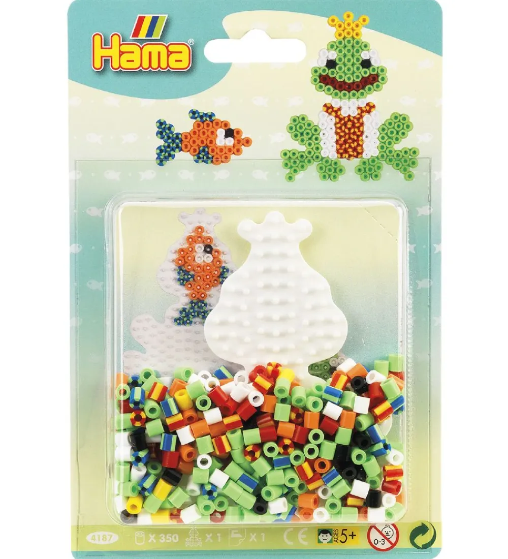 Hama Perler>Midi Perlesæt - Lille Frø - 350 stk. - Multifarvet