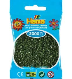 Hama Perler>Mini Perler - 2000 stk. - Skovgrøn