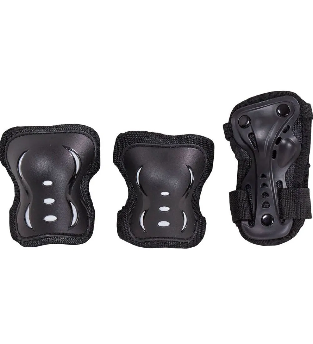 HangUp Rulleskøjter>Beskyttelsessæt - 3-pak - Sort