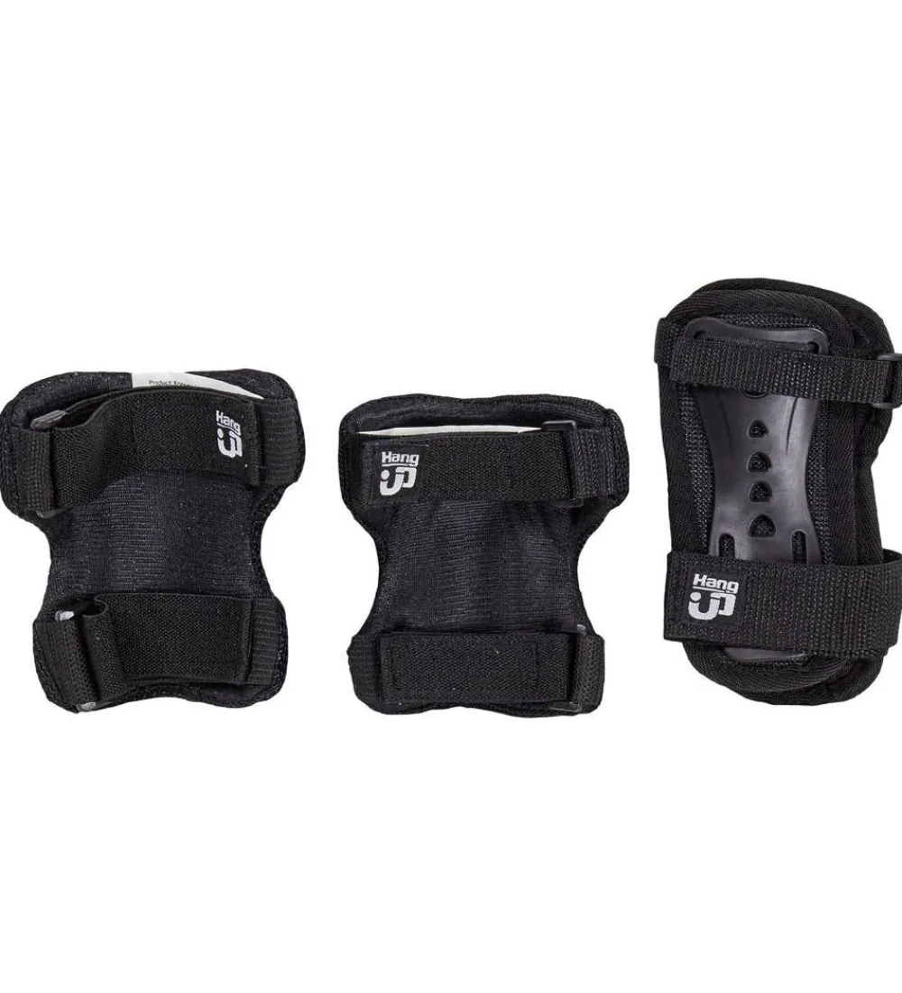 HangUp Rulleskøjter>Beskyttelsessæt - 3-pak - Sort