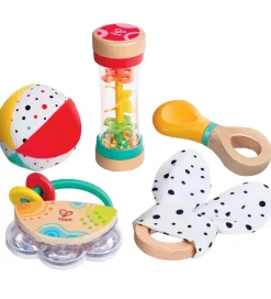 Hape Babylegetøj|Aktivitetslegetøj>Aktivitetslegetøj - 5 In 1 Baby Sensory Set