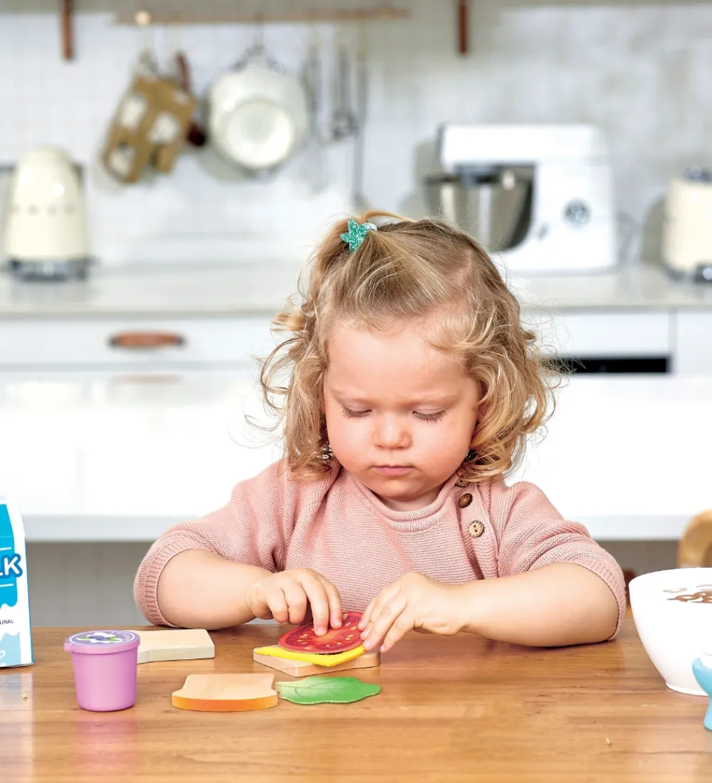 Hape Legemad>Legemad - 13 Dele - Morgenmad