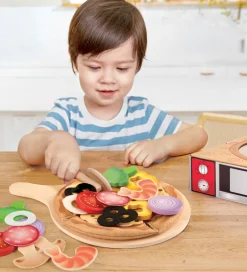 Hape Legemad|Legekøkken Og Legemøbel>Legemad - 29 dele - Pizza