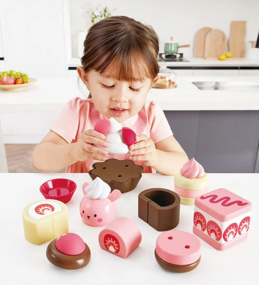 Hape Legemad>Legemad - Træ - Jordbærdesserter