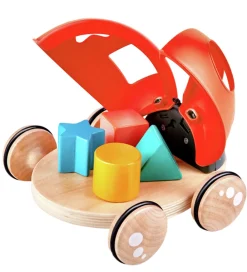 Hape Puttekasser>Træklegetøj - Mariehøne m. Klodser