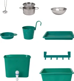 Hape Legekøkken Og Legemøbel>Udekøkken m. Tilbehør - Nature Fun