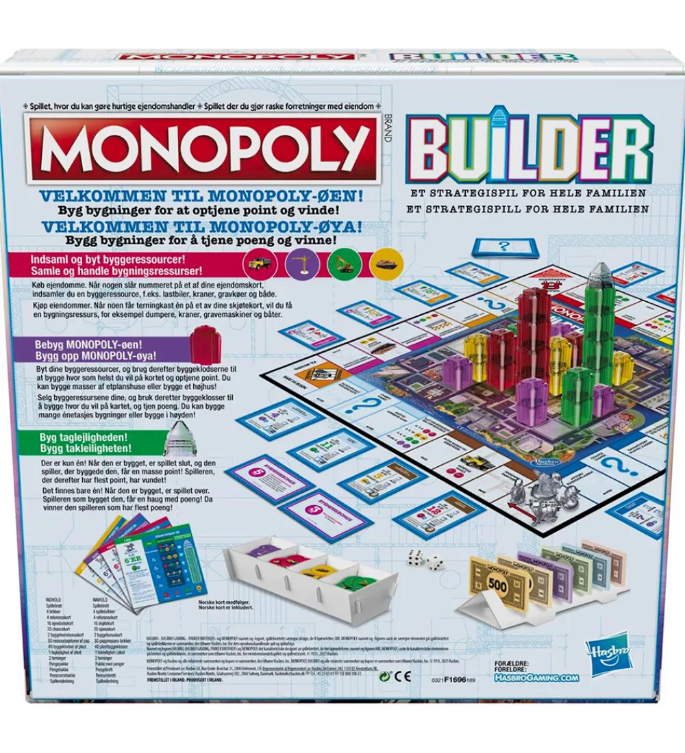 Hasbro Spil>Brætspil - Monopoly Builder