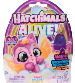 Hatchimals Figurer>Legetøj - Alive Neon Rainbow - Assorteret