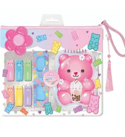 Hot Focus Bøger>Notesbog m. Highlightere/3D Brille I Taske