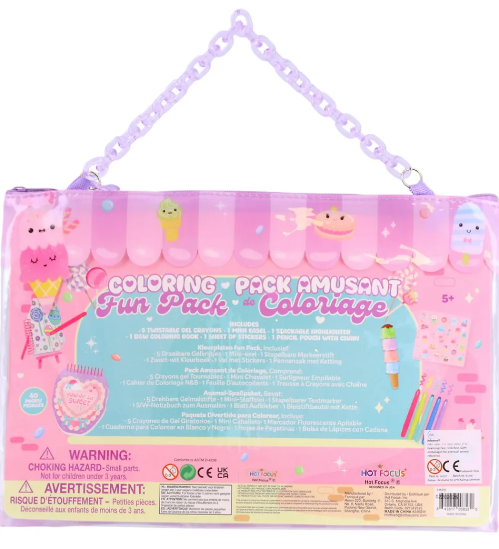 Hot Focus Kreativ Leg>Taske m. Farvesæt