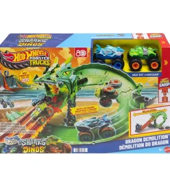Hot Wheels Biler, Tog Og Køretøjer>Bilbane - Great Bite vs Rageasaur - Dragon Demolition