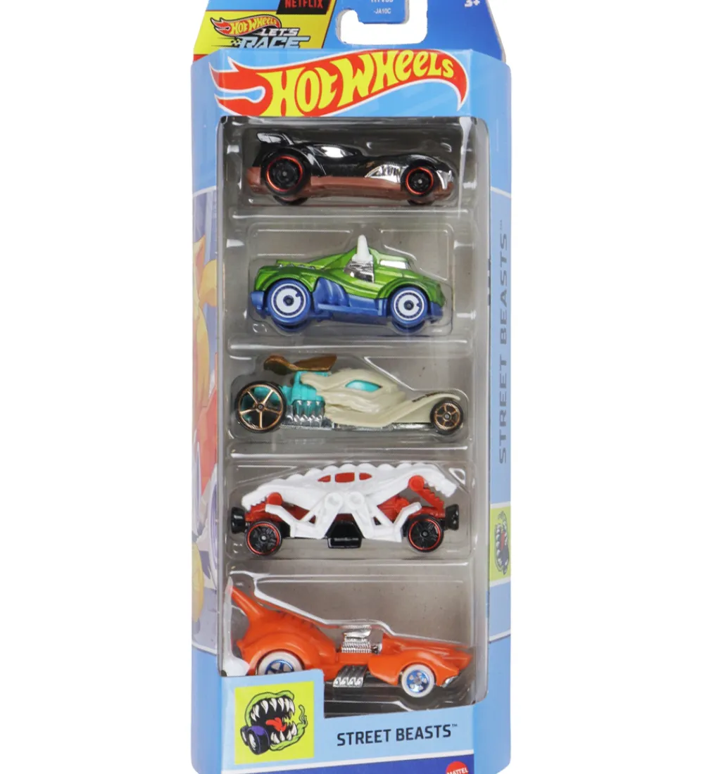 Hot Wheels Biler, Tog Og Køretøjer>Biler - 5-pak - Street Beasts