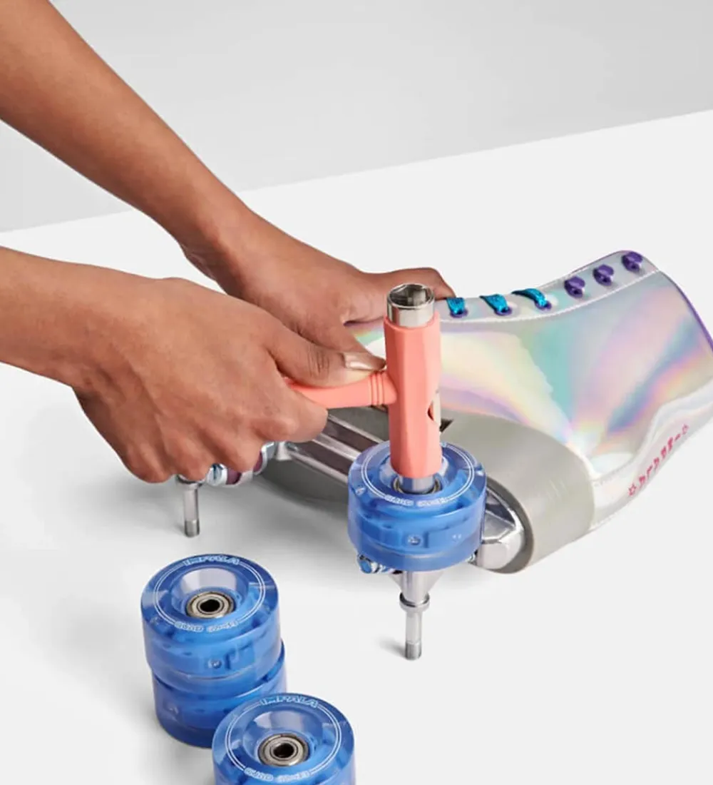 Impala Rulleskøjter>Hjul - 4-pak - 62 mm - Blå m. Lys