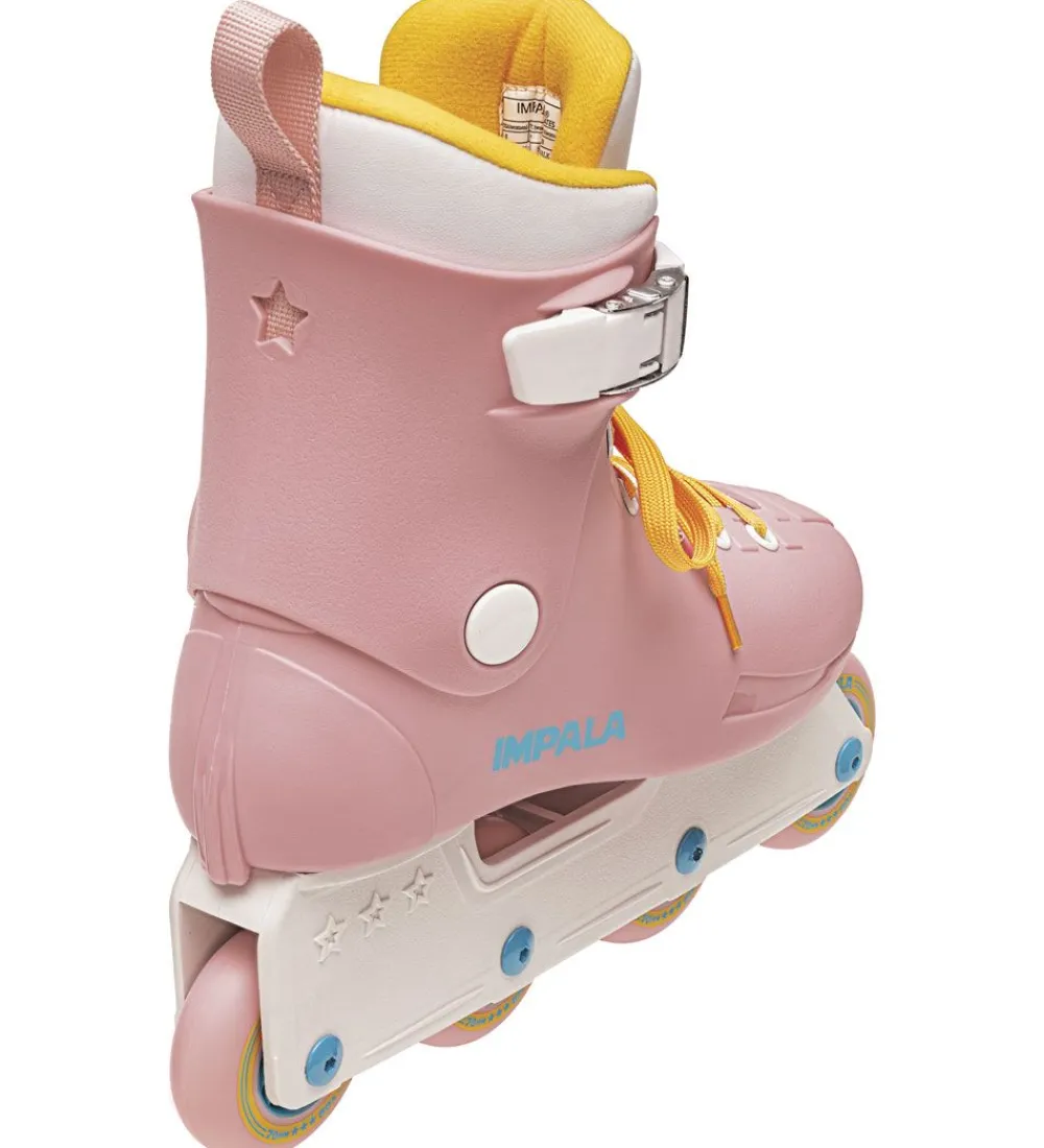Impala Rulleskøjter>Rulleskøjter - Lightspeed Inline - Rosa/Gul - Inliner