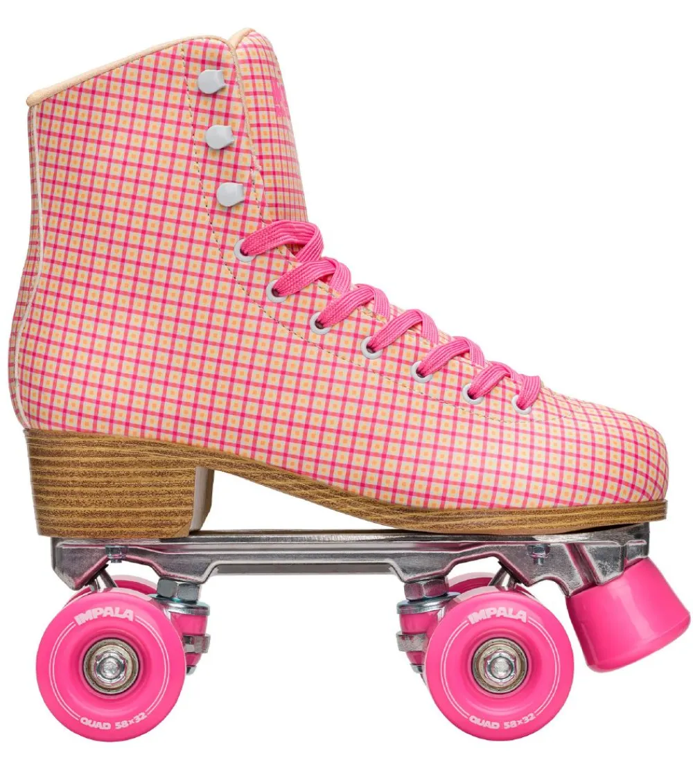 Impala Rulleskøjter>Rulleskøjter - Quad Skate - Pink Tartan