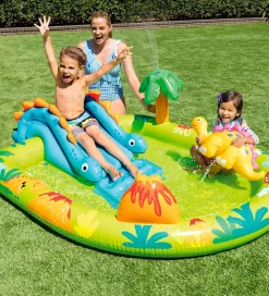 Intex Badebassin|Udeleg Og Udendørs Legetøj>Badebassin - Little Dino Play Center - 191x152x58 cm - 143