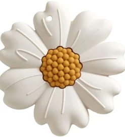 Jack o Juno Babylegetøj|Bideringe>Bidering - Silikone - Daisy - Hvid