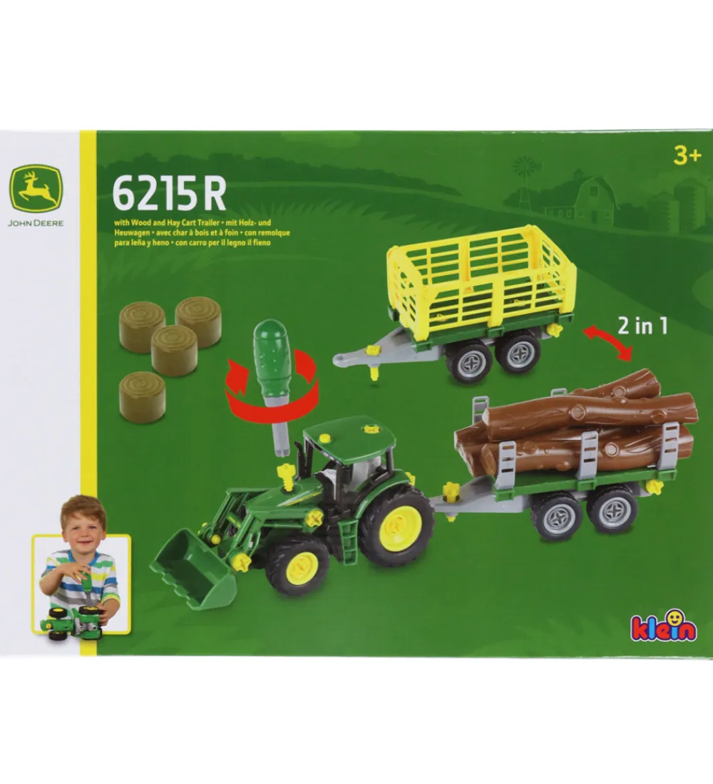 John Deere Traktorer|Biler, Tog Og Køretøjer>Kids Traktor - Grøn