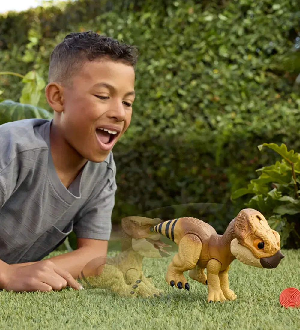 Jurassic World Figurer>Dinosaur m. Lyd - Rebirth - Aquilops Dolores