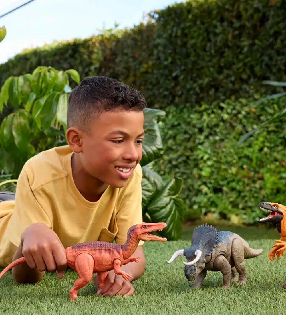 Jurassic World Figurer>Dinosaur m. Lyd - Wild Roar - Utahraptor