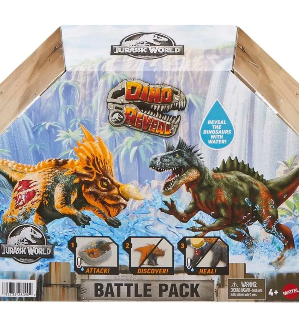 Jurassic World Figurer>Legetøj - Rebirth Dino Reveal - Battle Pack