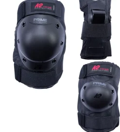 K2 Rulleskøjter>Beskyttelsessæt - Prime - Sort