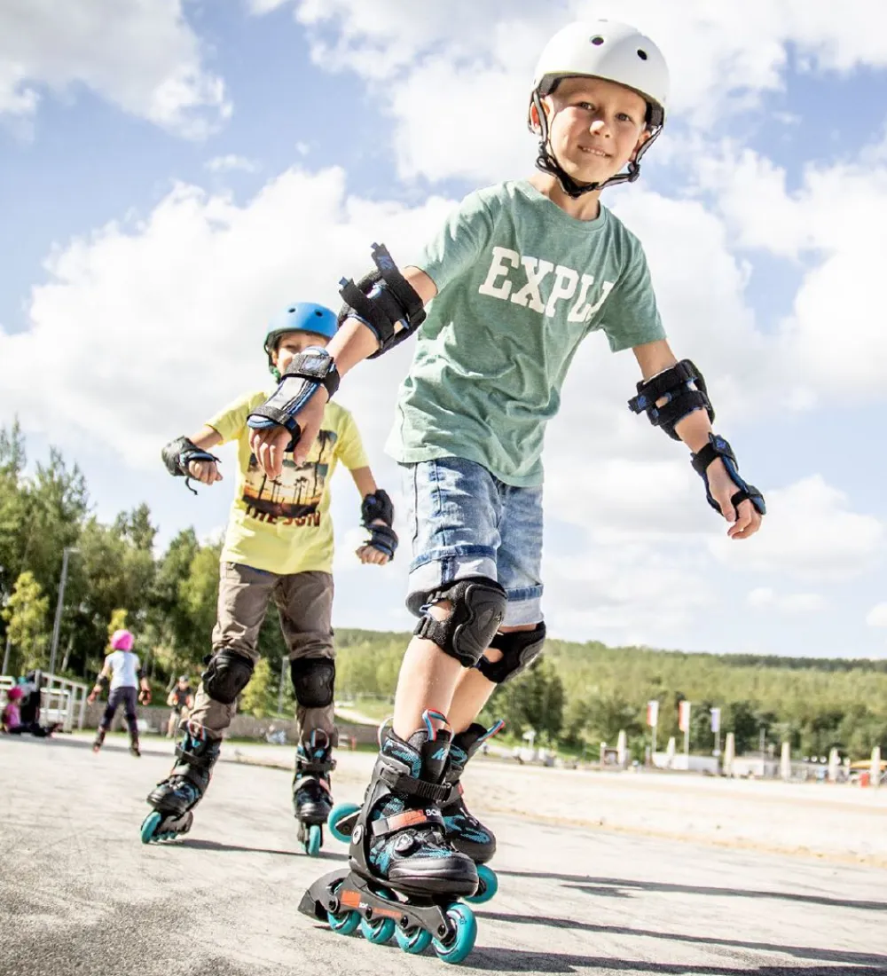 K2 Rulleskøjter>Beskyttelsessæt - Raider Pro - Sort/Blå