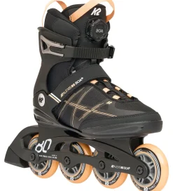 K2 Rulleskøjter>Rulleskøjter - Alexia 80 Boa - Sort/Orange - Inliner