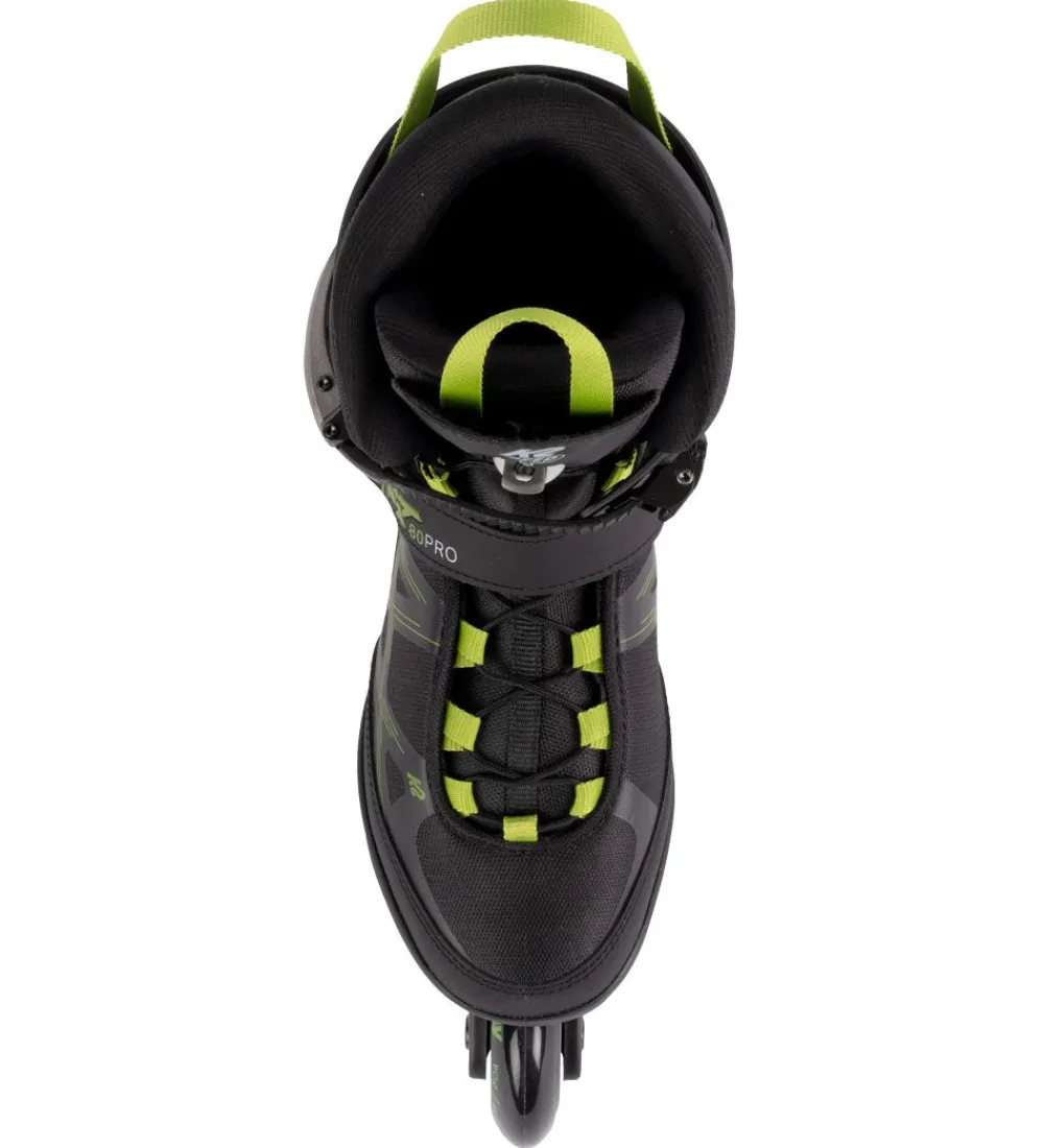 K2 Rulleskøjter>Rulleskøjter - F.I.T. 80 Pro - Sort/Grøn - Inliner