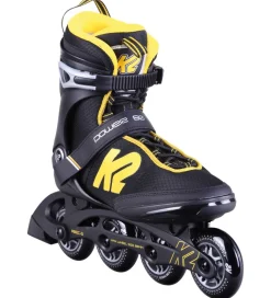 K2 Rulleskøjter>Rulleskøjter - Power 80 - Sort/Gul - Inliner