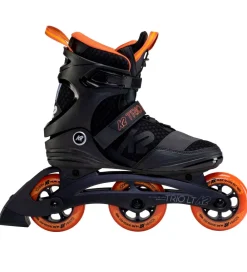 K2 Rulleskøjter>Rulleskøjter - Trio LT 100 M - Sort/Orange - Inliner