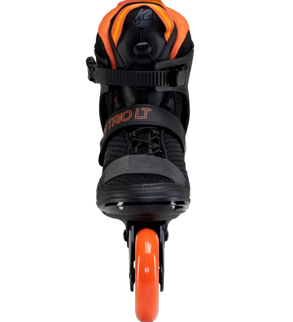 K2 Rulleskøjter>Rulleskøjter - Trio LT 100 M - Sort/Orange - Inliner