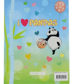 Karrusel Forlag Malebog>Malebog - I Love Pandas