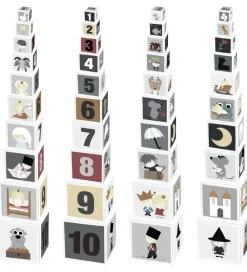 Kids by Friis Stablelegetøj>Stabelkasser - 10 stk - Eventyr