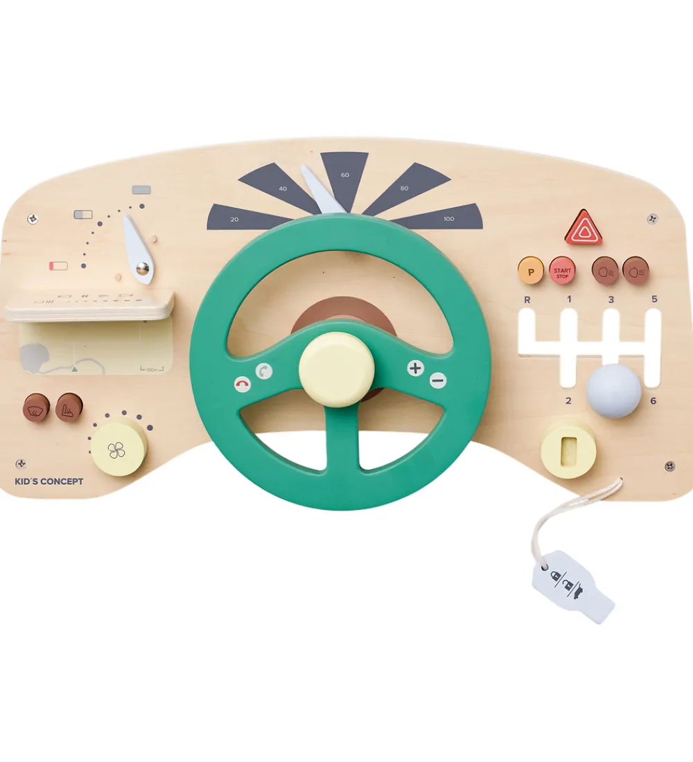 Kids Concept Kreativ Leg|Trælegetøj>Aktivitetstavle - Træ - Bil