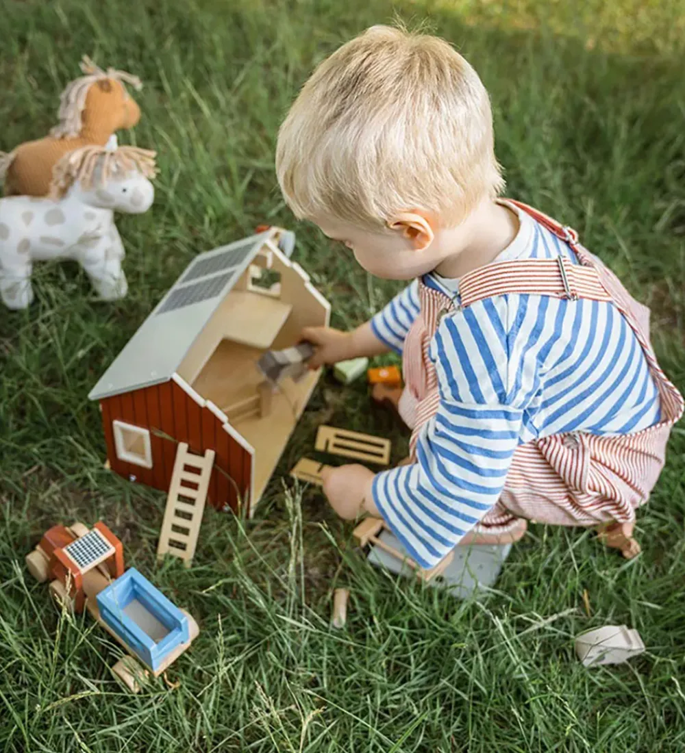Kids Concept Trælegetøj>Farmhouse Aiden - Træ - Kid's HUB