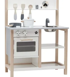 Kids Concept Legekøkken Og Legemøbel>Køkken - Hvid/Grå