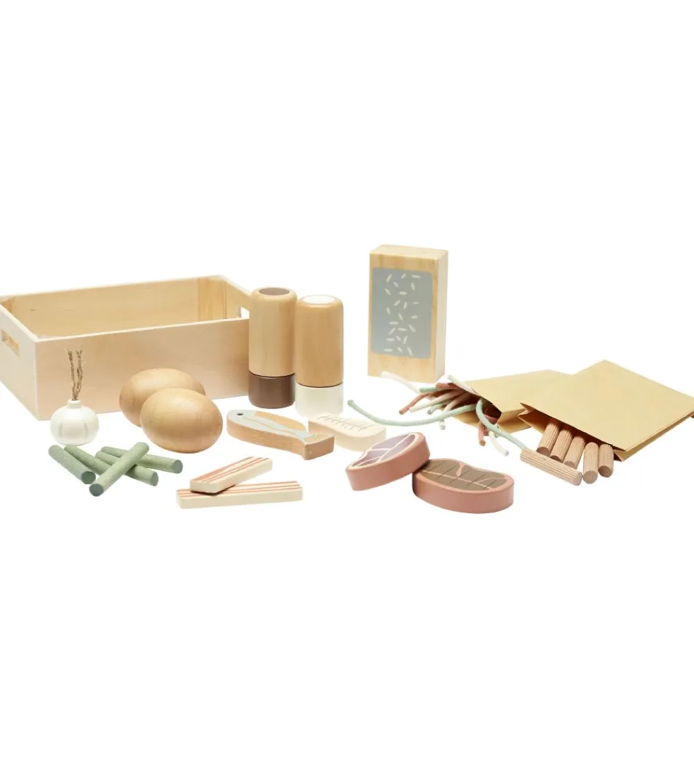 Kids Concept Trælegetøj|Legemad>Legemad - Madsæt - Træ