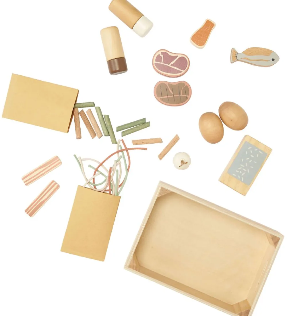 Kids Concept Trælegetøj|Legemad>Legemad - Madsæt - Træ