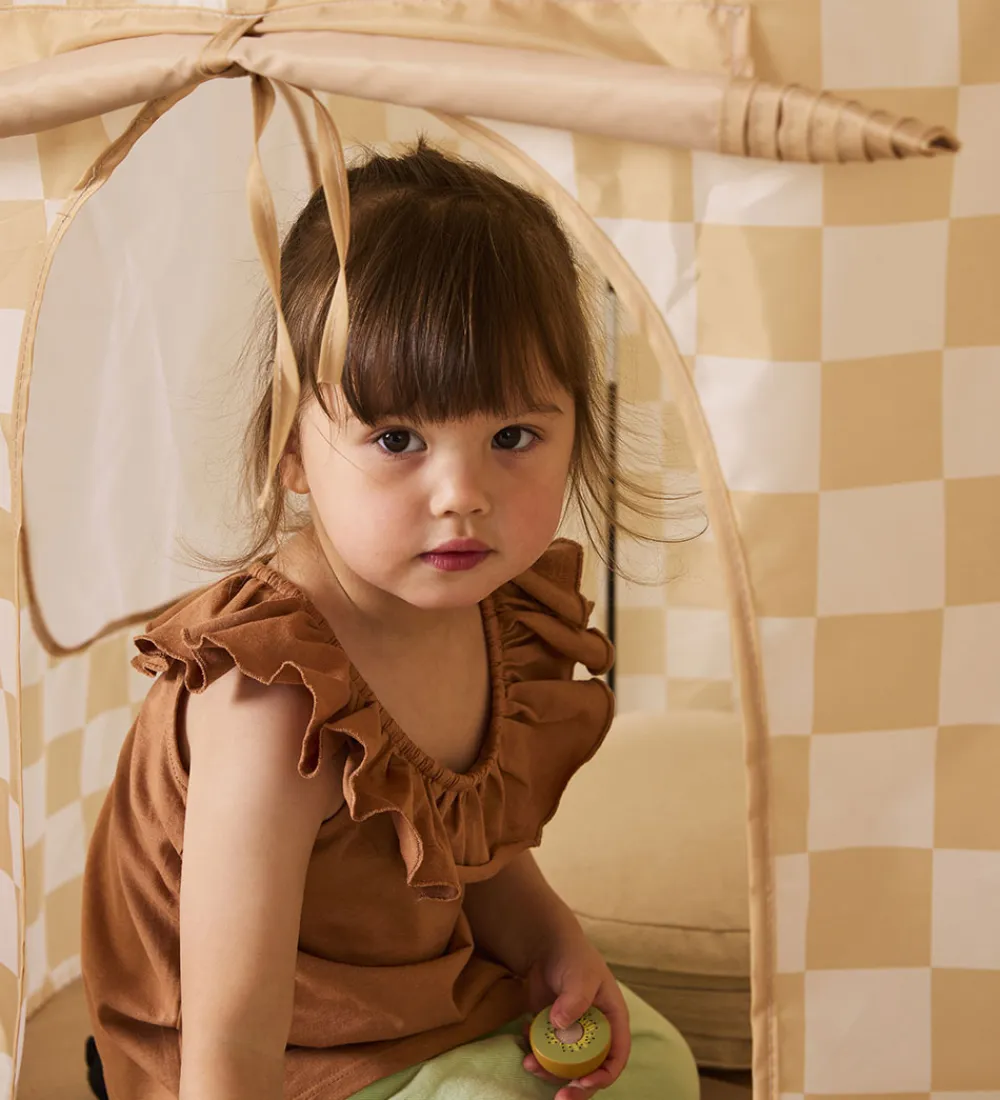 Kids Concept Legetelte>Legetelt - 100x130 cm - Gul Tern