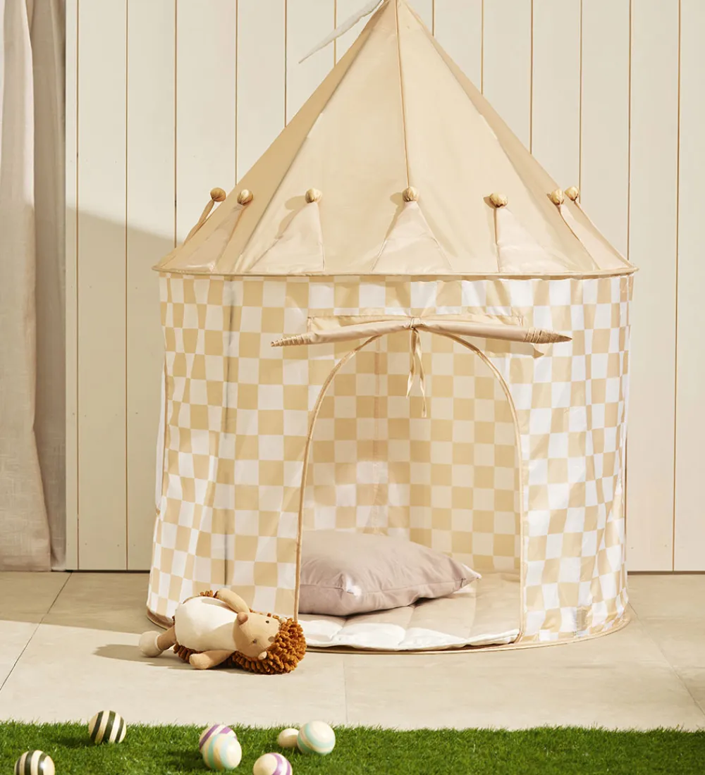 Kids Concept Legetelte>Legetelt - 100x130 cm - Gul Tern