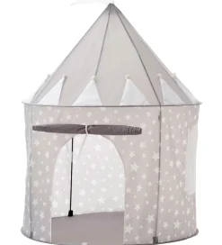 Kids Concept Legetelte>Legetelt - 100x130 cm - Grå m. Stjerner