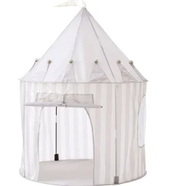 Kids Concept Legetelte>Legetelt - 100x130 cm - Grå Striber