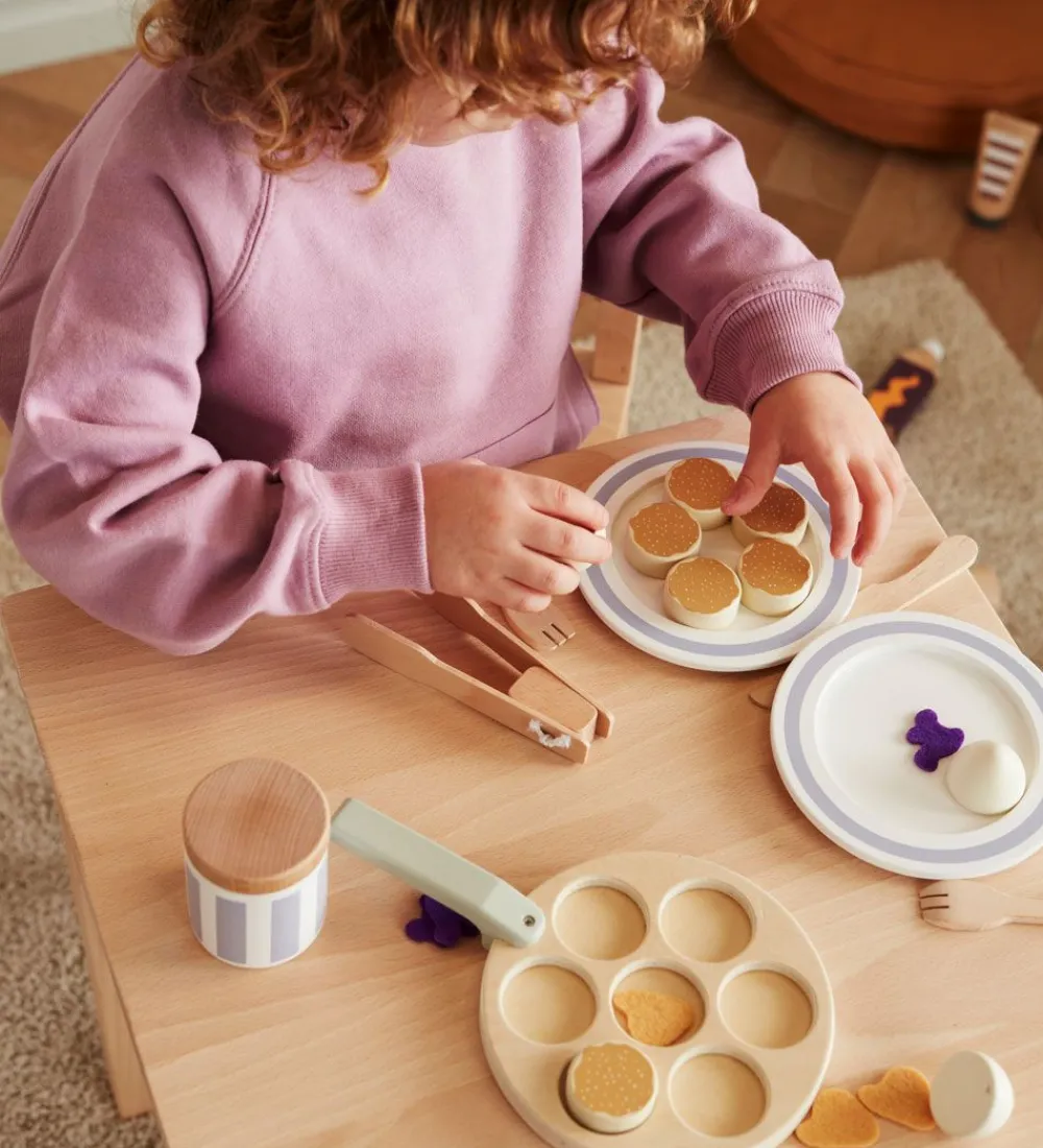 Kids Concept Trælegetøj|Legemad>Pandekagesæt - Træ