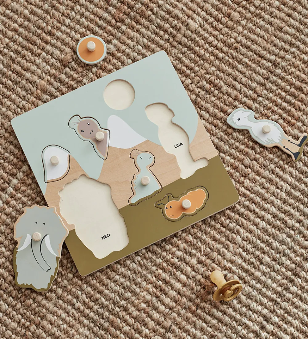 Kids Concept Puslespil>Puslespil - 7 Brikker - Træ