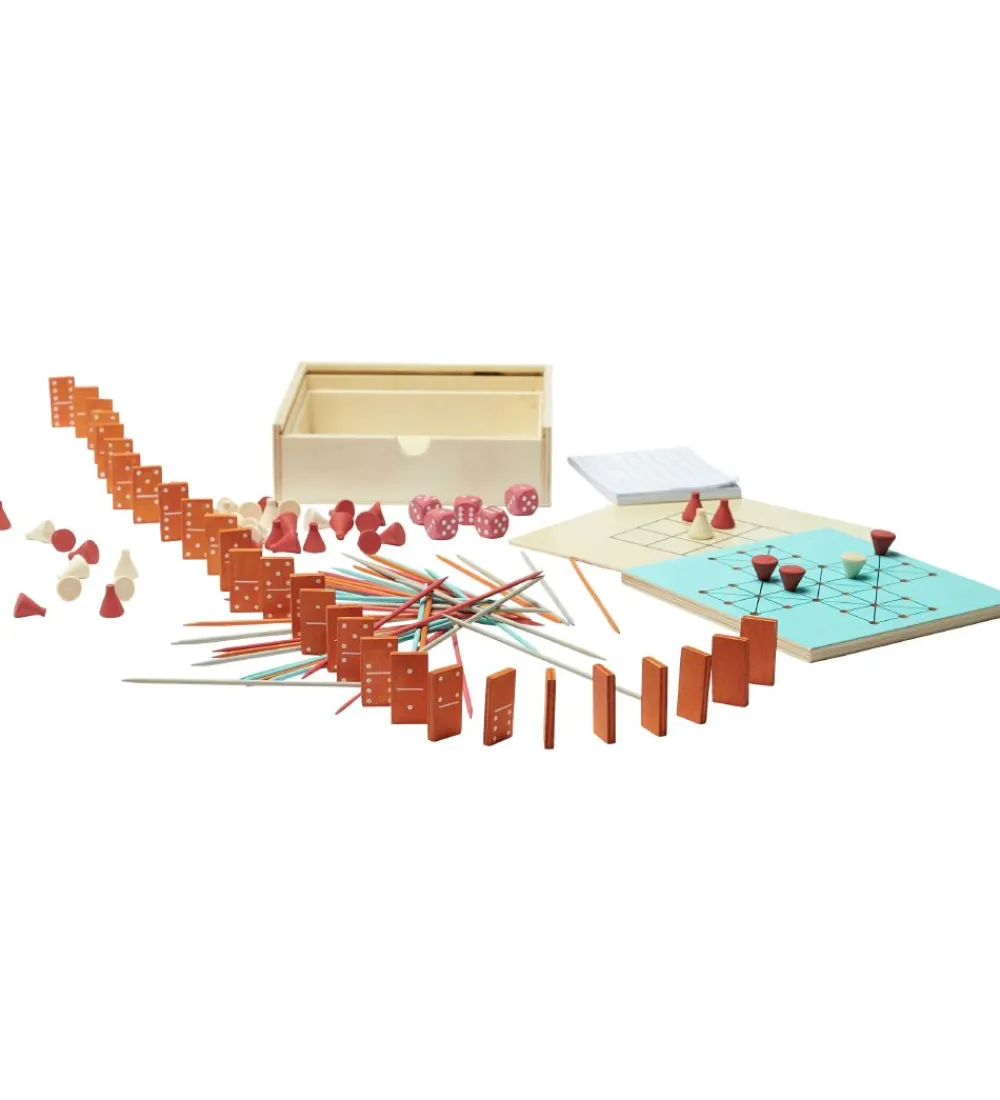 Kids Concept Spil>Spil - 6i1 - Træ