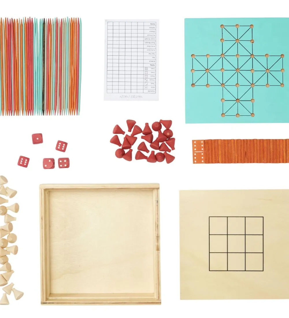 Kids Concept Spil>Spil - 6i1 - Træ