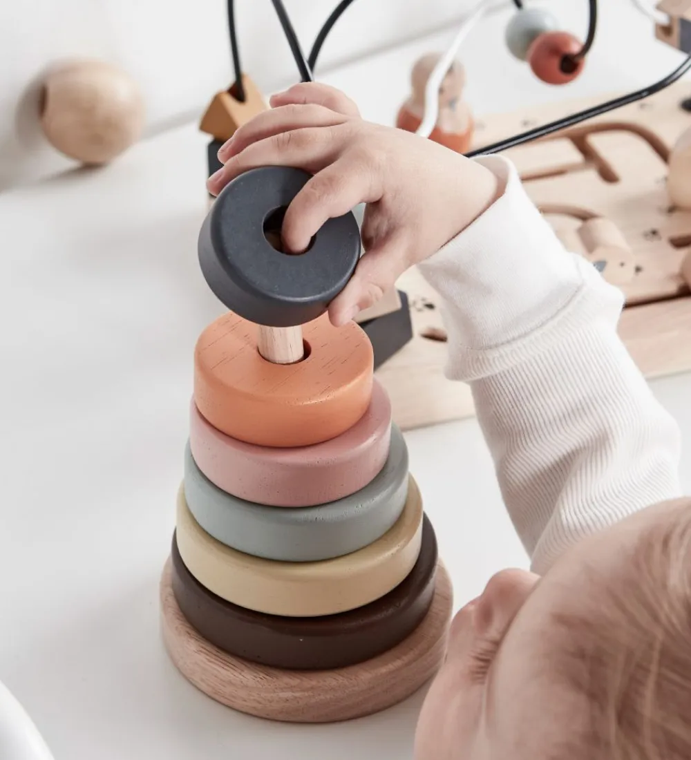 Kids Concept Stablelegetøj>Stabletårn - Multifarvet