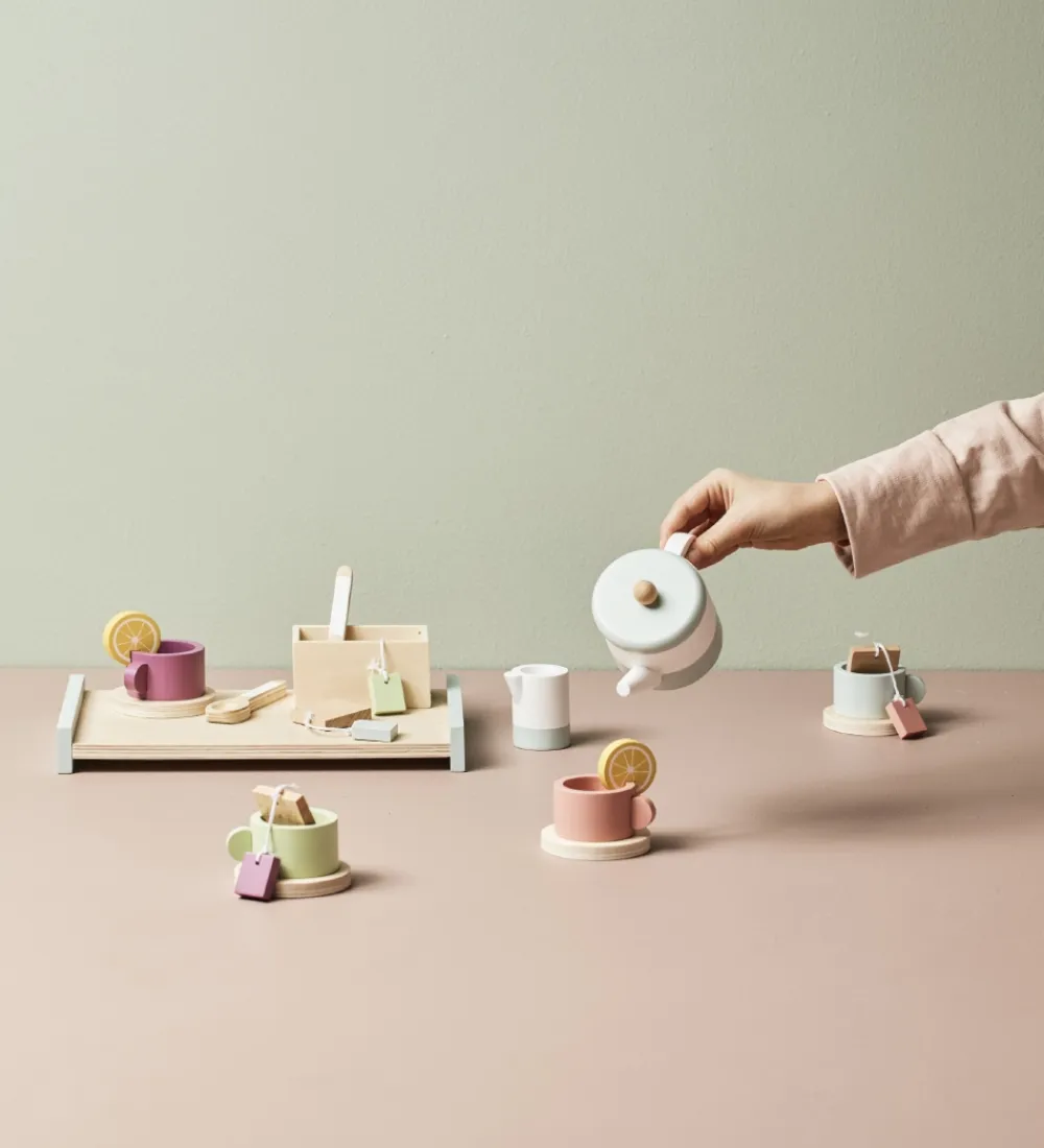 Kids Concept Legemad|Legekøkken Og Legemøbel>Tesæt - Bistro - Pastel