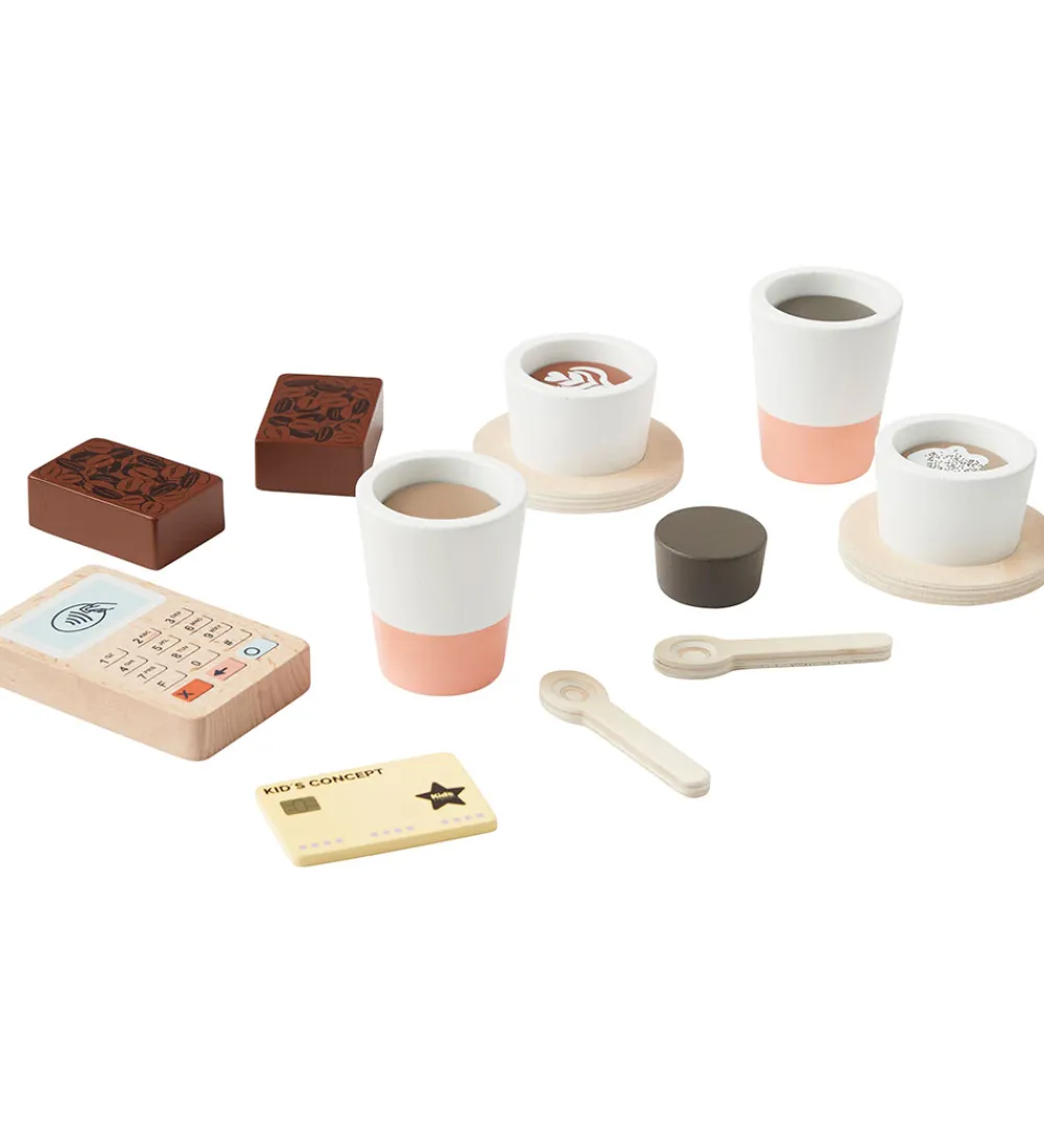 Kids Concept Trælegetøj|Legemad>Trælegetøj - Kaffe-shop